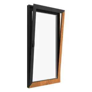 Aluminum-Clad Wood Tilt and Turn Window with Screen – 36″ × 71″