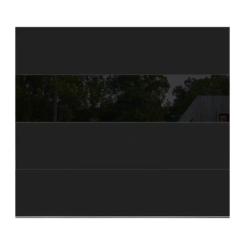 Frameless Full -Aluminum Garage Door – 144″ × 145″