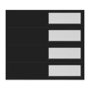 Modern Steel Garage Door – 144″ × 145″