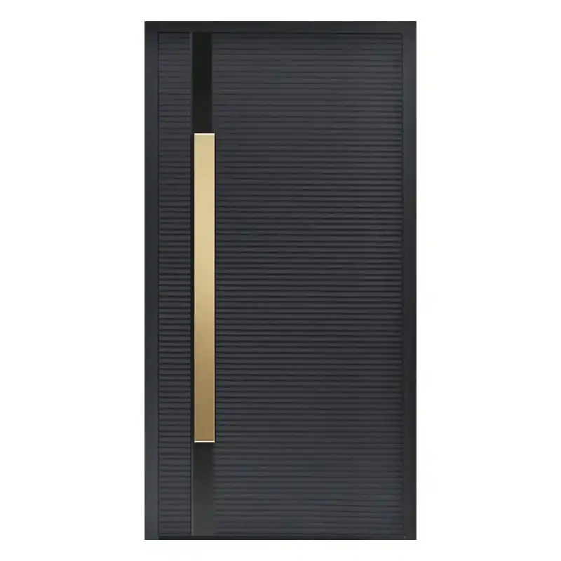 Black Luxury Aluminum Entry Door