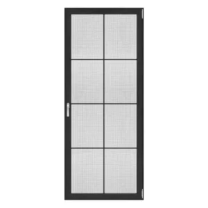 High-Track Aluminum Casement Door with Screen – 36″ × 94″