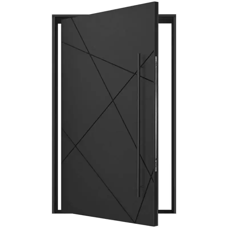 Large Insulated Aluminum Pivot Door – 59″ × 94″