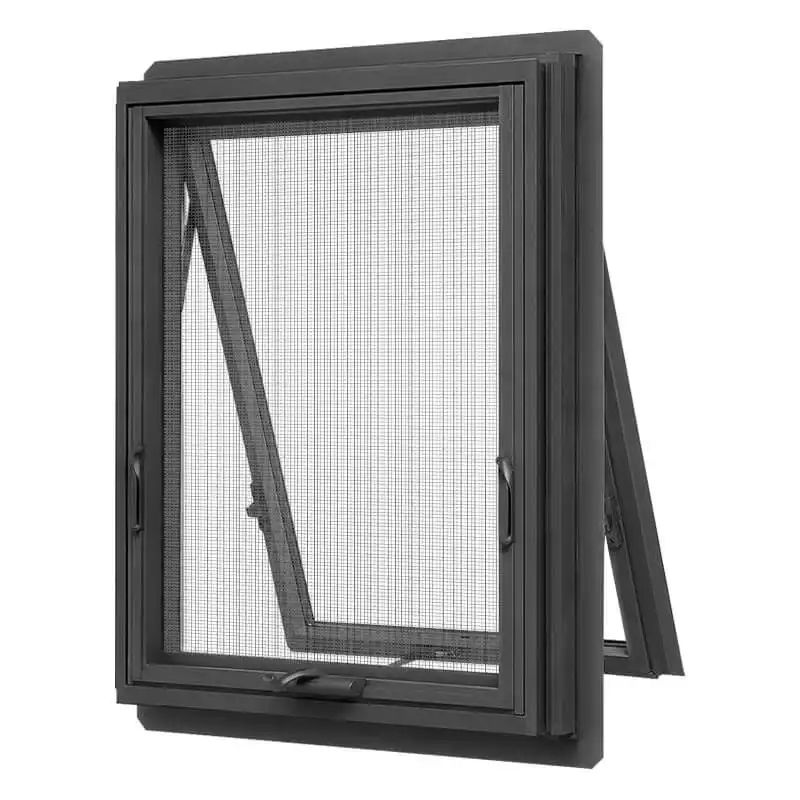 Insulated Aluminum Crank Window with Screen – 36″ × 71″